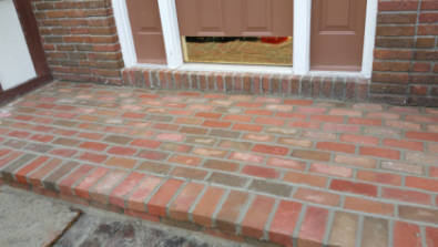 brick porch repair