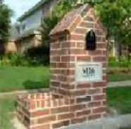 cheap brick mailbox