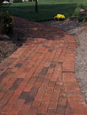 brick paver sidewalk