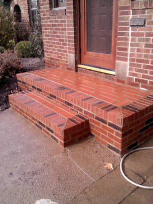 brick step restoration